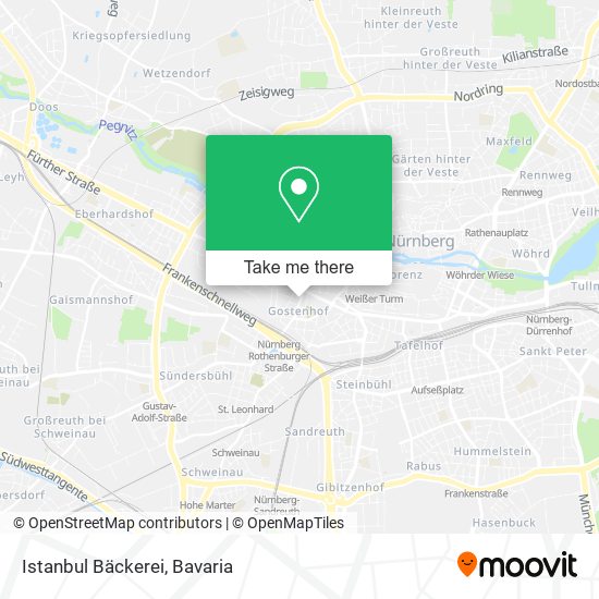 Istanbul Bäckerei map