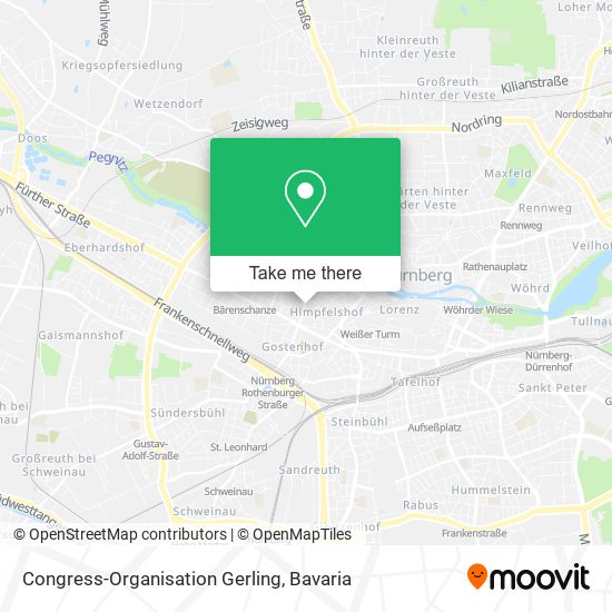 Congress-Organisation Gerling map