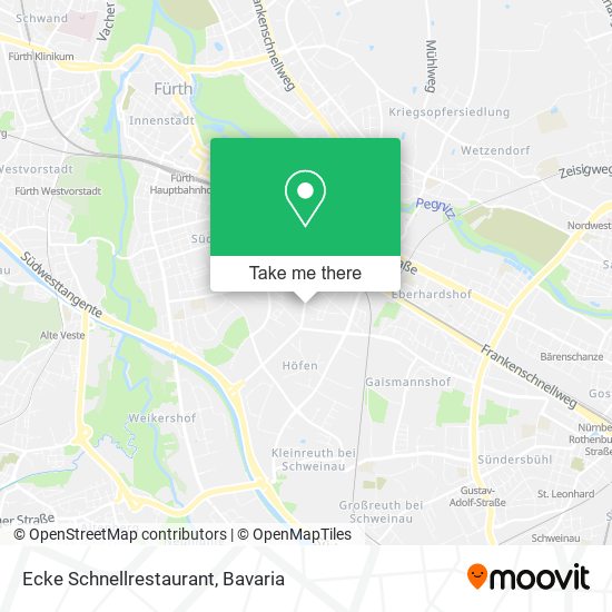Ecke Schnellrestaurant map