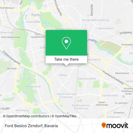 Карта Ford Besico Zirndorf