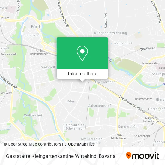 Карта Gaststätte Kleingartenkantine Wittekind