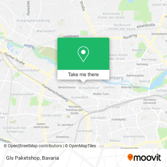 Карта Gls Paketshop