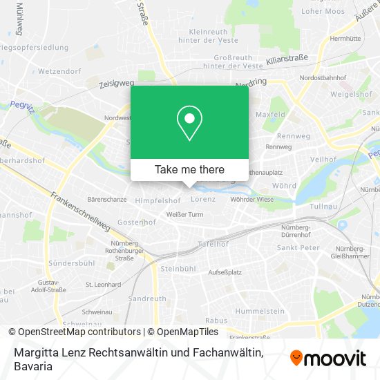 Margitta Lenz Rechtsanwältin und Fachanwältin map