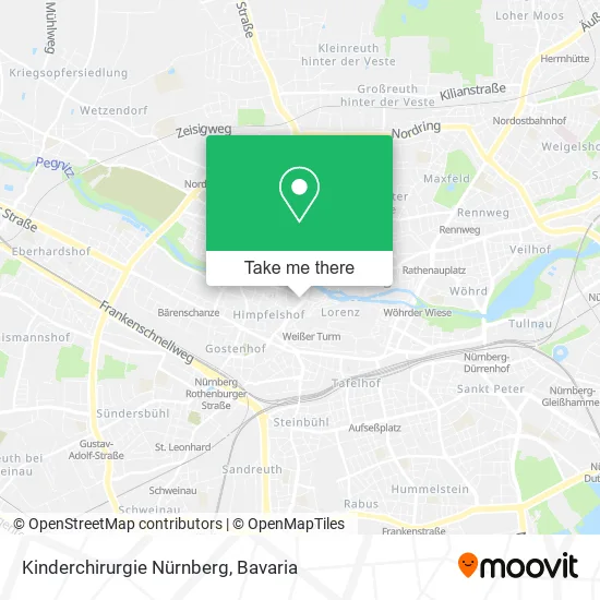 Карта Kinderchirurgie Nürnberg