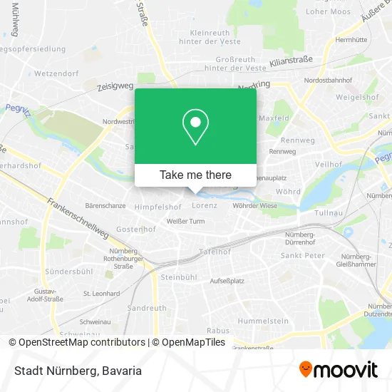 Карта Stadt Nürnberg