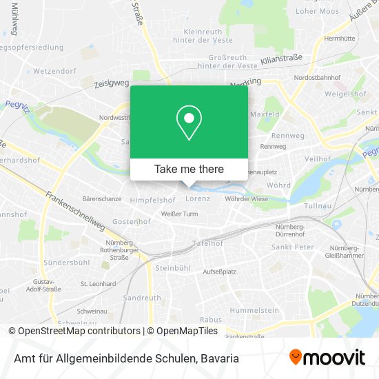 Карта Amt für Allgemeinbildende Schulen