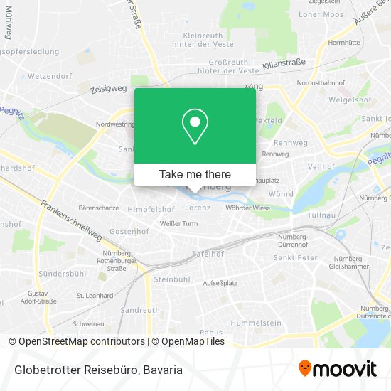 Globetrotter Reisebüro map