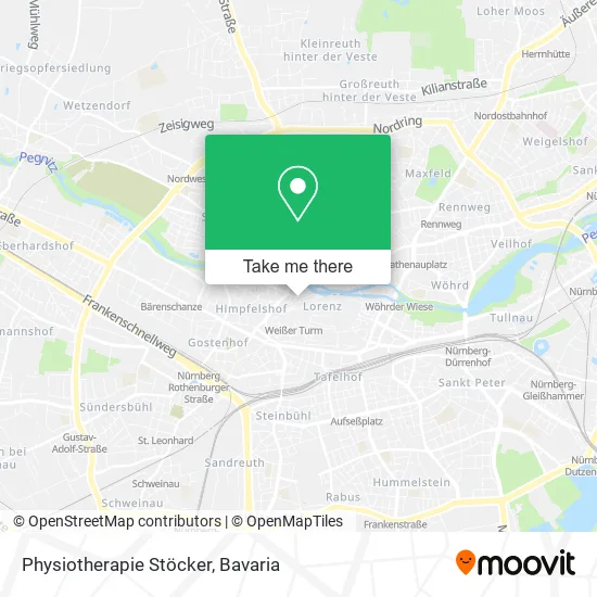Карта Physiotherapie Stöcker