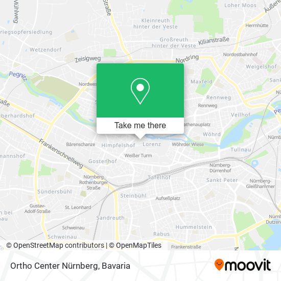 Ortho Center Nürnberg map