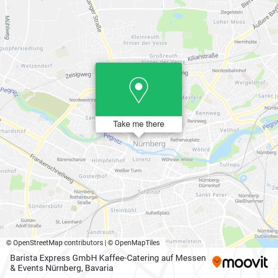 Barista Express GmbH Kaffee-Catering auf Messen & Events Nürnberg map