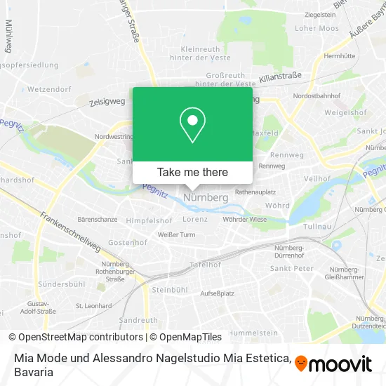 Карта Mia Mode und Alessandro Nagelstudio Mia Estetica