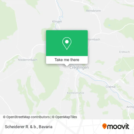 Карта Scheiderer R. & b.