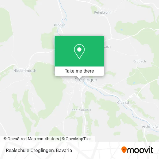 Карта Realschule Creglingen