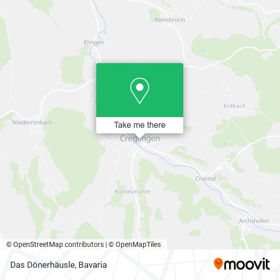 Das Dönerhäusle map