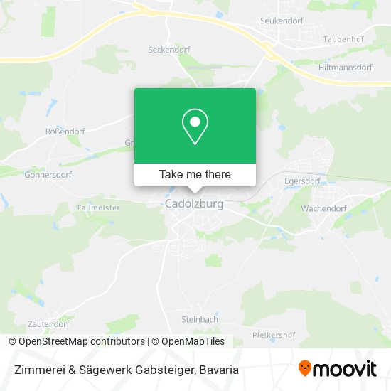 Zimmerei & Sägewerk Gabsteiger map