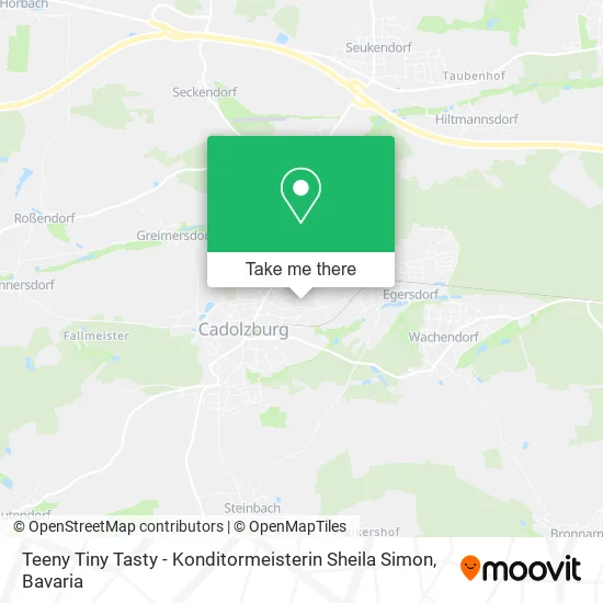 Teeny Tiny Tasty - Konditormeisterin Sheila Simon map