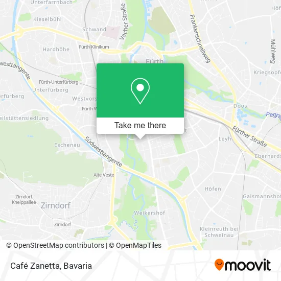 Карта Café Zanetta
