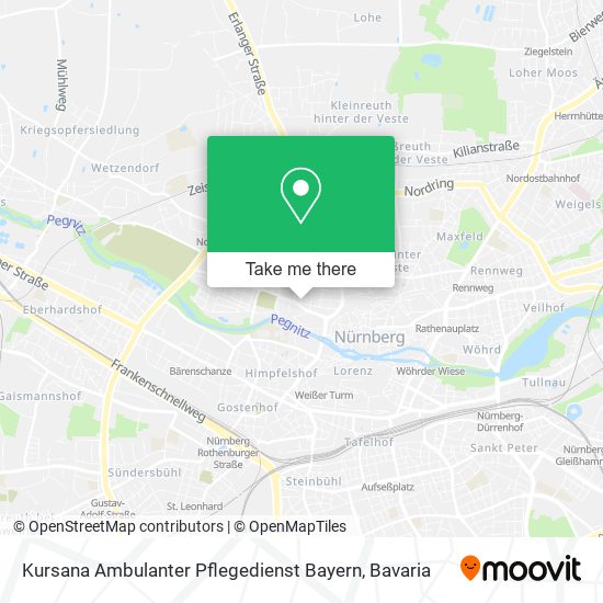 Kursana Ambulanter Pflegedienst Bayern map