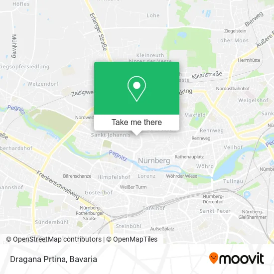 Карта Dragana Prtina