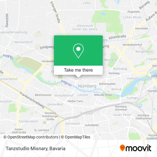 Карта Tanzstudio Misnary