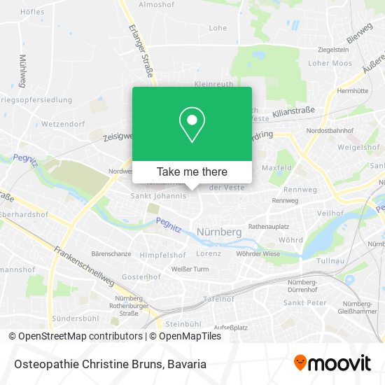 Osteopathie Christine Bruns map
