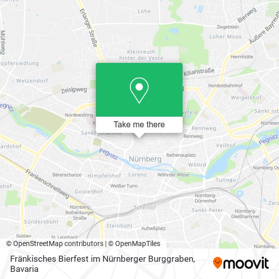 Fränkisches Bierfest im Nürnberger Burggraben map