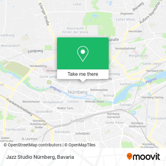 Jazz Studio Nürnberg map