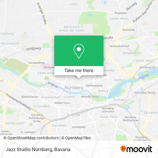 Карта Jazz Studio Nürnberg