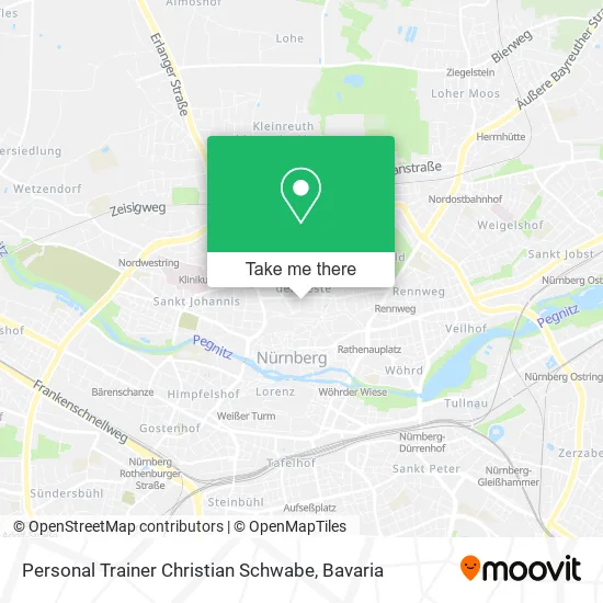 Карта Personal Trainer Christian Schwabe