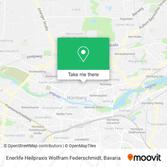 Карта Enerlife Heilpraxis Wolfram Federschmidt