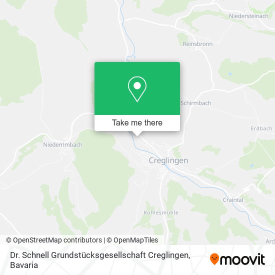Dr. Schnell Grundstücksgesellschaft Creglingen map