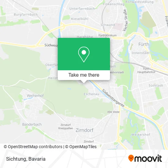 Карта Sichtung