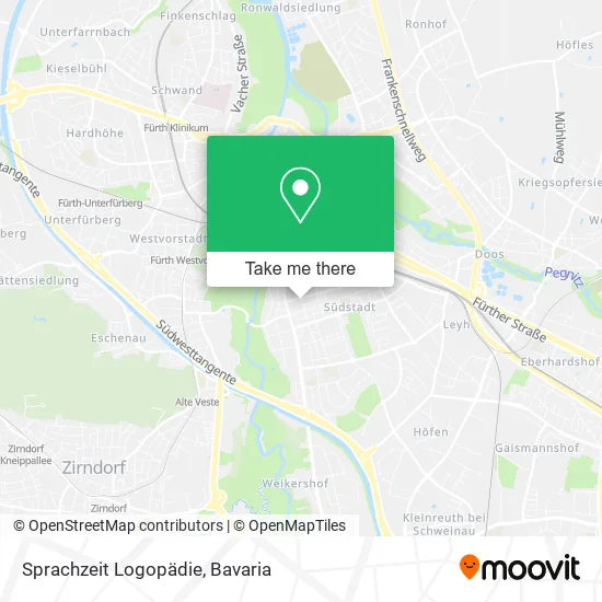 Карта Sprachzeit Logopädie