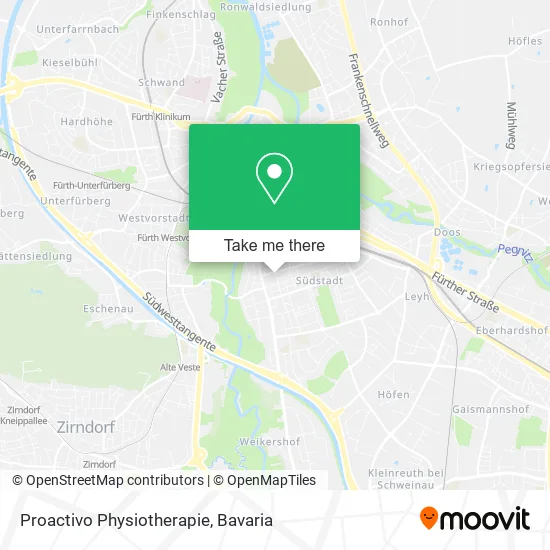 Карта Proactivo Physiotherapie