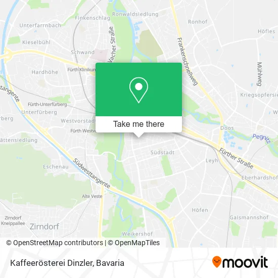 Карта Kaffeerösterei Dinzler