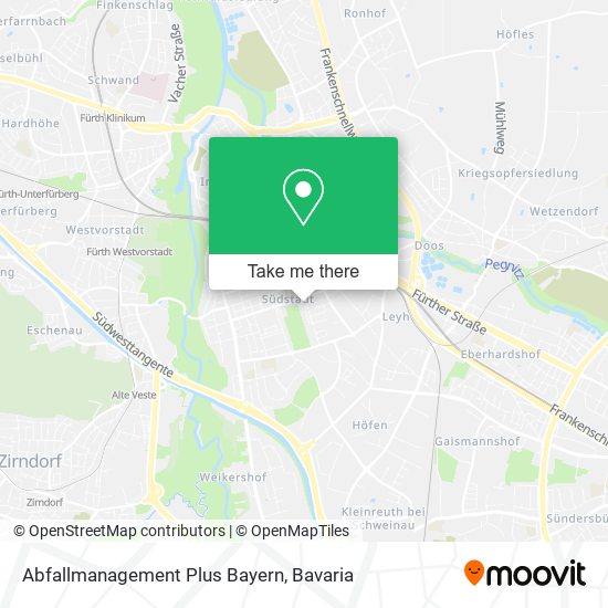 Abfallmanagement Plus Bayern map
