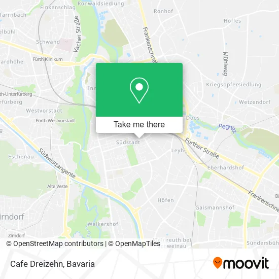 Карта Cafe Dreizehn