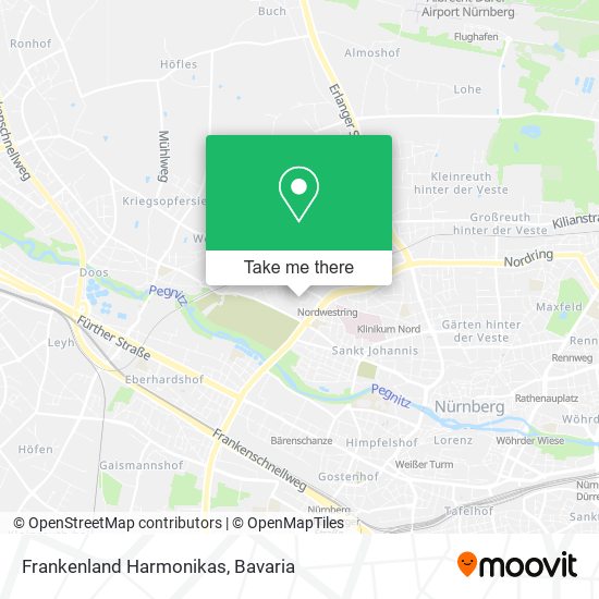 Frankenland Harmonikas map