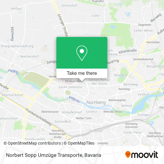 Карта Norbert Sopp Umzüge Transporte