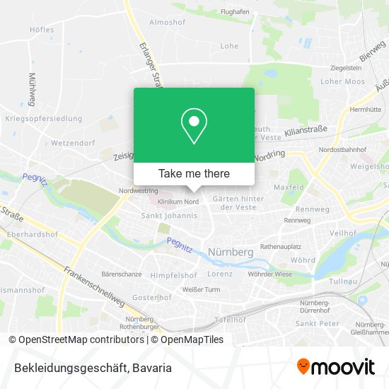 Bekleidungsgeschäft map