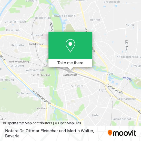 Notare Dr. Ottmar Fleischer und Martin Walter map