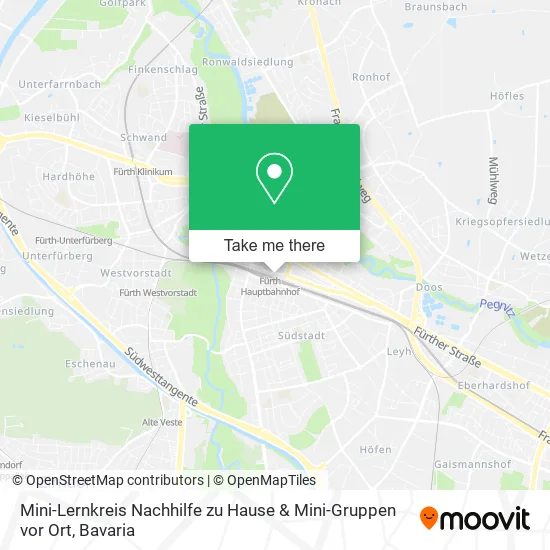Mini-Lernkreis Nachhilfe zu Hause & Mini-Gruppen vor Ort map