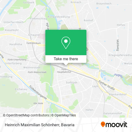 Карта Heinrich Maximilian Schönherr