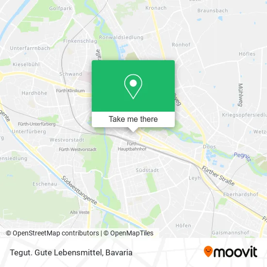 Карта Tegut. Gute Lebensmittel