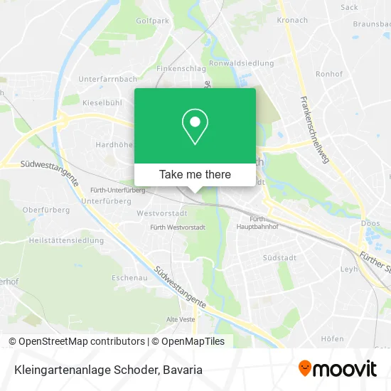 Карта Kleingartenanlage Schoder