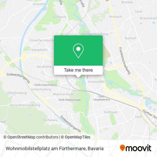 Wohnmobilstellplatz am Fürthermare map