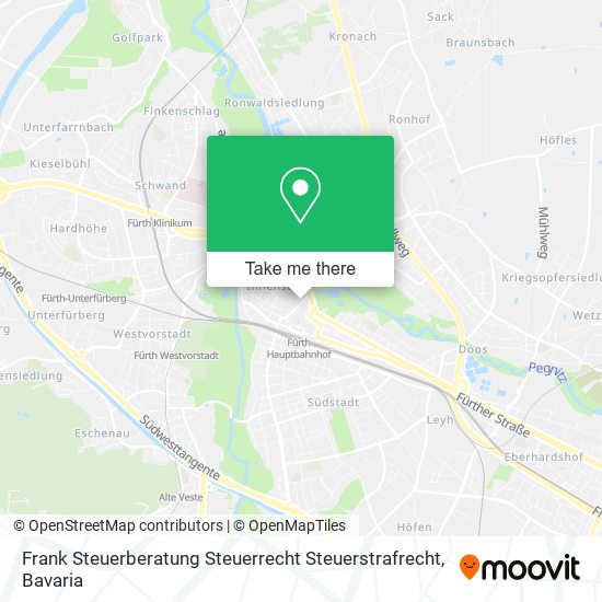 Frank Steuerberatung Steuerrecht Steuerstrafrecht map