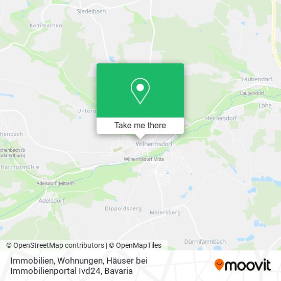 Immobilien, Wohnungen, Häuser bei Immobilienportal Ivd24 map