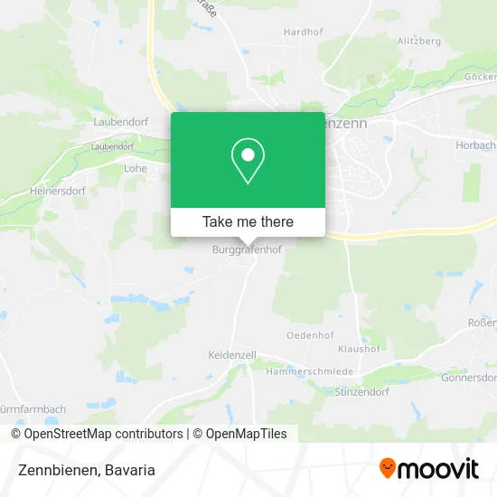 Карта Zennbienen