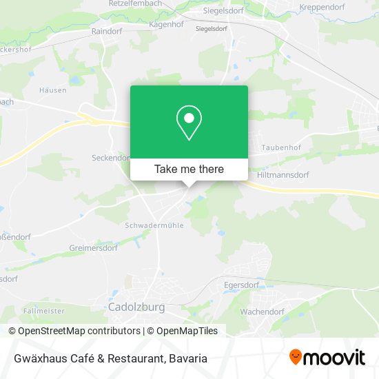 Gwäxhaus Café & Restaurant map